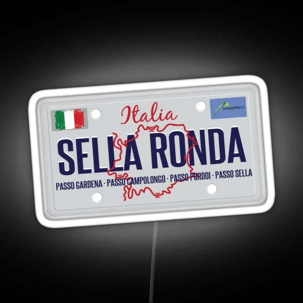Sella Ronda Dolomites Italy Led Led 01 RGB Neon Sign