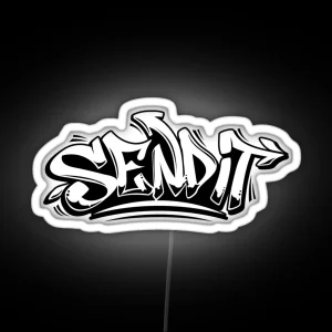 Send It Graffiti RGB Neon Sign