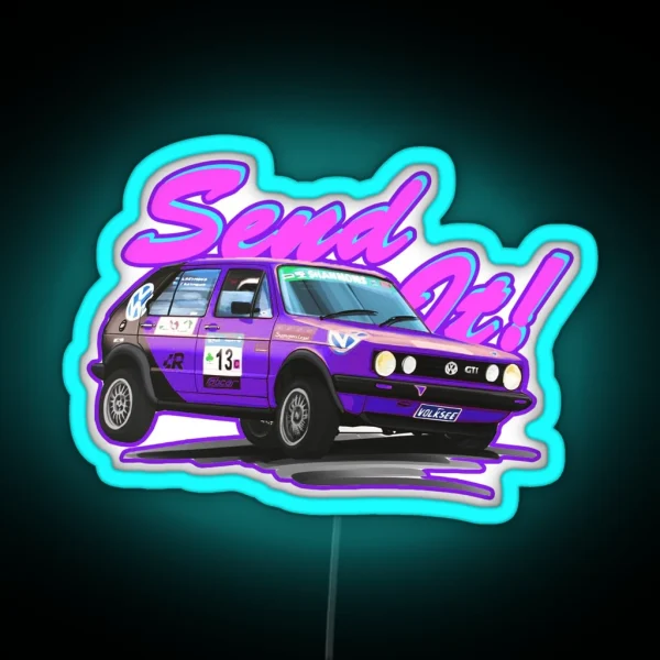 Send It Rally RGB Neon Sign