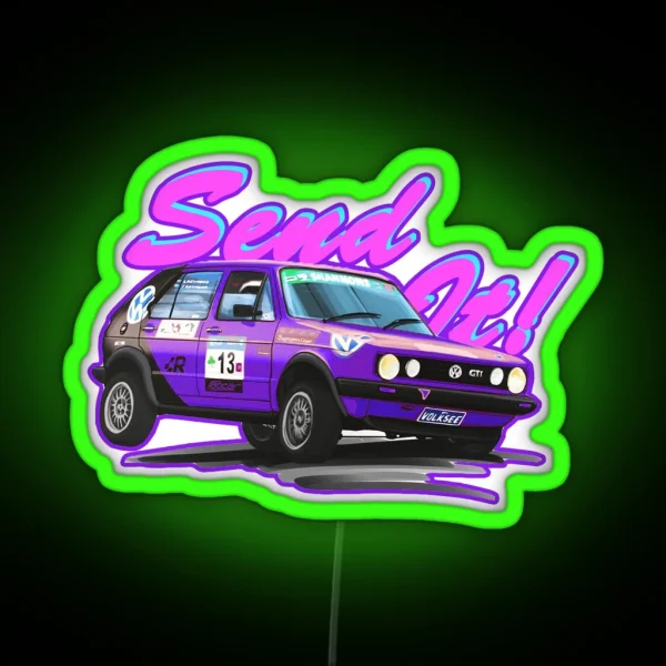 Send It Rally RGB Neon Sign
