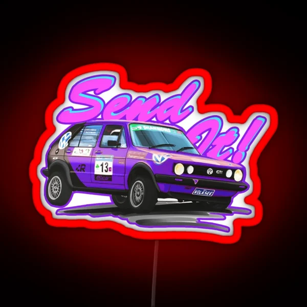 Send It Rally RGB Neon Sign