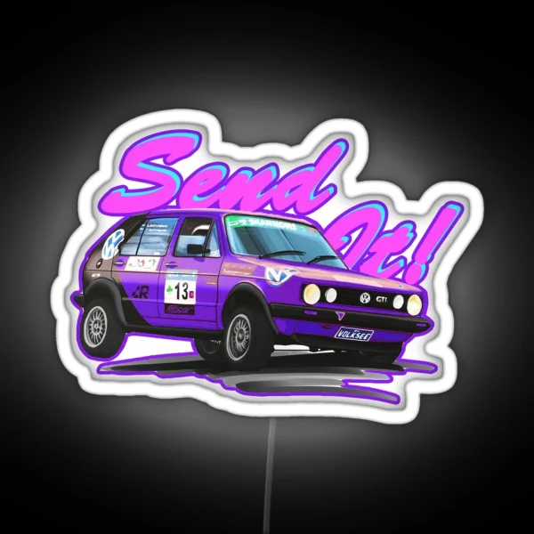 Send It Rally RGB Neon Sign