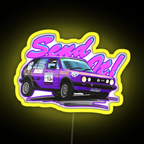 Send It Rally RGB Neon Sign