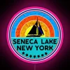 seneca lake finger lakes new york rgb neon sign pink