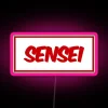 sensei rgb neon sign pink