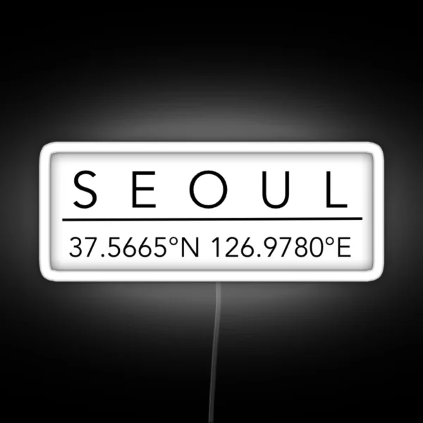 Seoul RGB Neon Sign