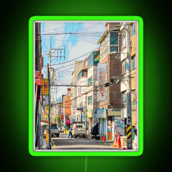 Seoul Streets RGB Neon Sign