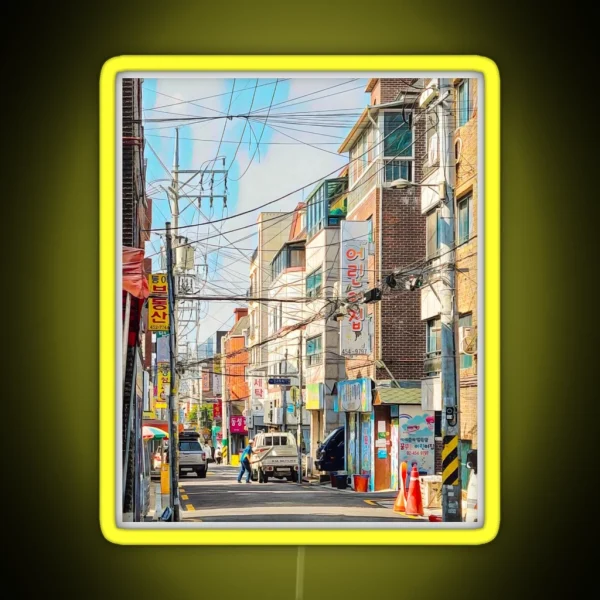 Seoul Streets RGB Neon Sign