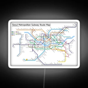 Seoul Subway RGB Neon Sign