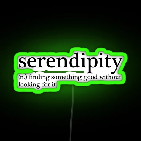 Serendipity RGB Neon Sign