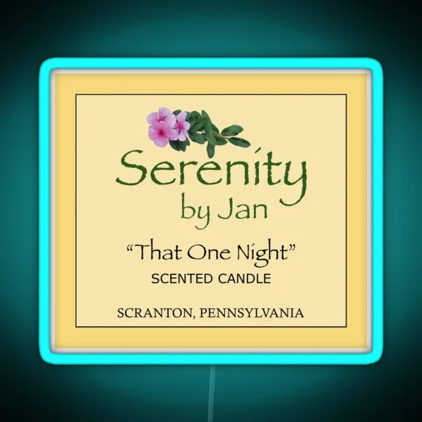 Serenity By Jan That One Night RGB Neon Sign