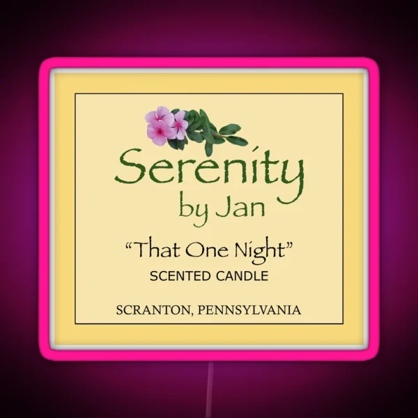 Serenity By Jan That One Night RGB Neon Sign