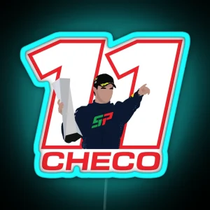 Sergio Perez 11 Checo RGB Neon Sign