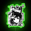 RGB Neon Sign Featuring Serial Experiments Lain in Vibrant Green