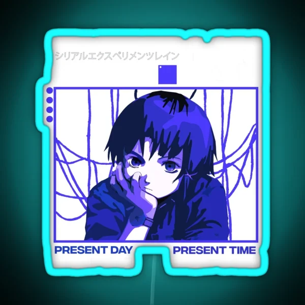 Serial Experiments Lain Darker RGB Neon Sign