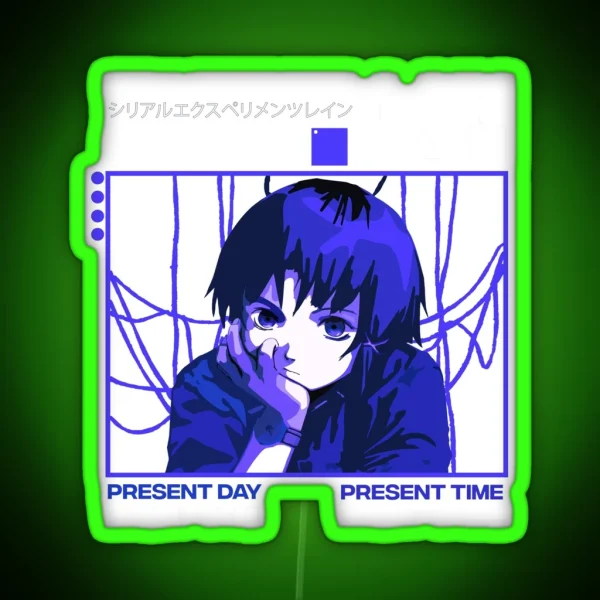 Serial Experiments Lain Darker RGB Neon Sign