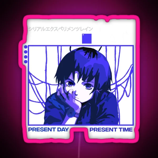 Serial Experiments Lain Darker RGB Neon Sign