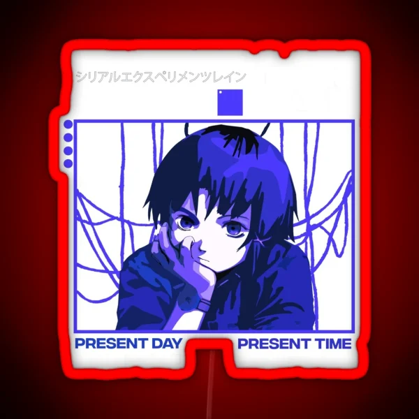 Serial Experiments Lain Darker RGB Neon Sign
