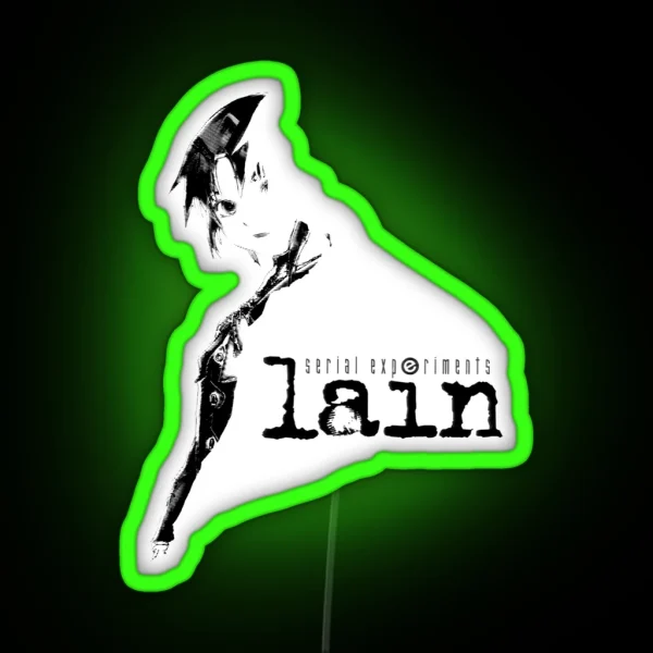 Serial Experiments Lain Lain Fade Line RGB Neon Sign