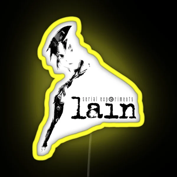 Serial Experiments Lain Lain Fade Line RGB Neon Sign