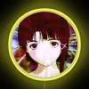 Neon sign from Serial Experiments Lain OP featuring vibrant RGB colors and a yellow glow.
