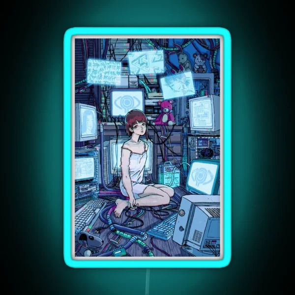 Serial Experiments Lain RGB Neon Sign