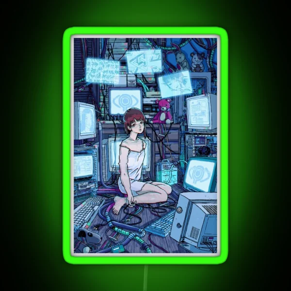 Serial Experiments Lain RGB Neon Sign
