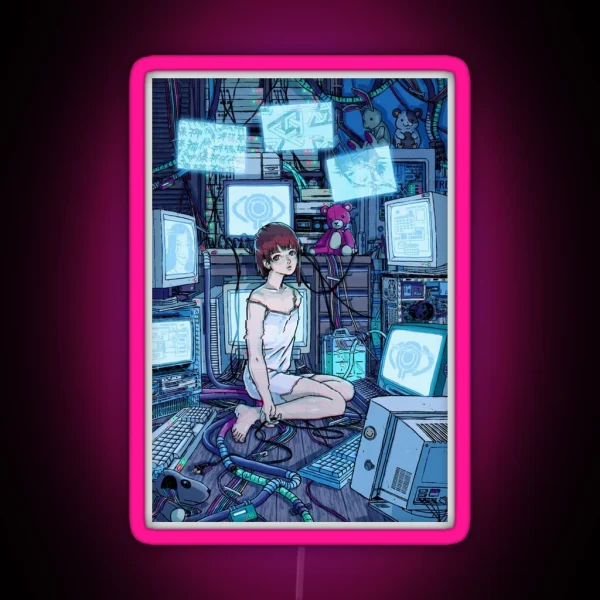 Serial Experiments Lain RGB Neon Sign