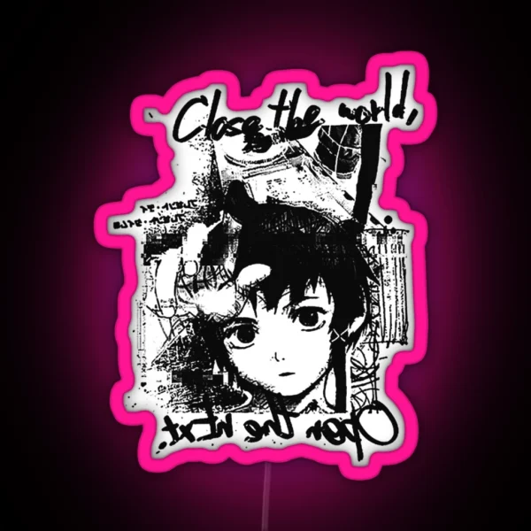 Serial Experiments Lain RGB Neon Sign