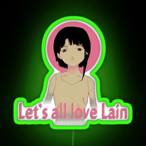 Serial Experiments Lain RGB Neon Sign
