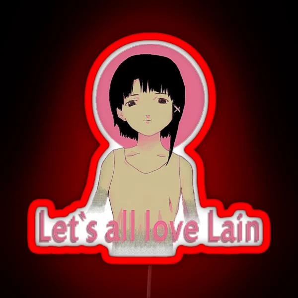 Serial Experiments Lain RGB Neon Sign