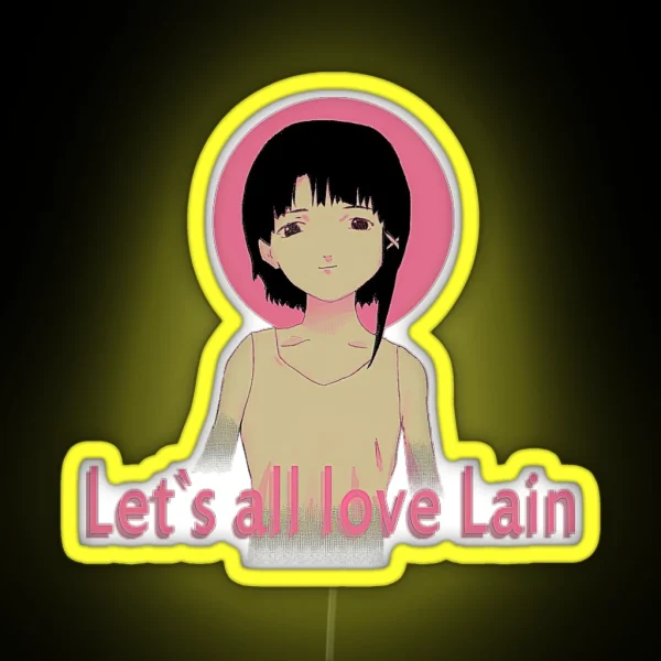 Serial Experiments Lain RGB Neon Sign