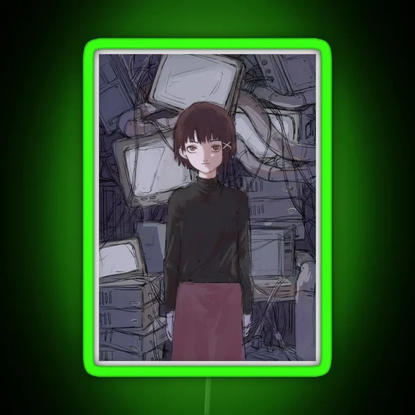 Serial Experiments Lain RGB Neon Sign