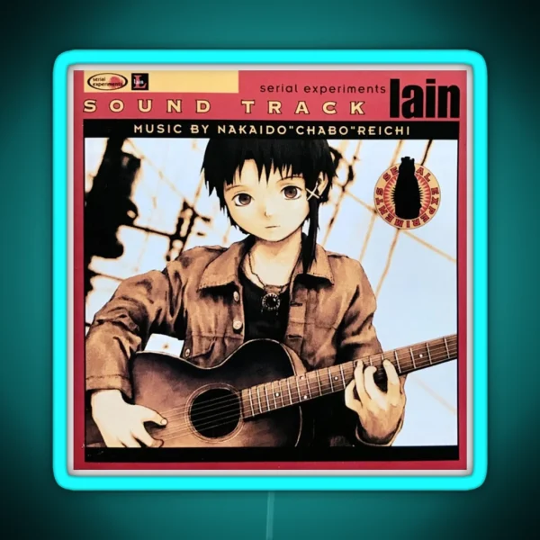 Serial Experiments Lain Soundtrack RGB Neon Sign