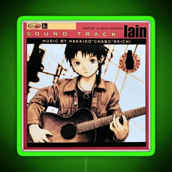 Serial Experiments Lain Soundtrack RGB Neon Sign