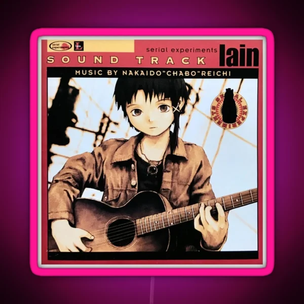 Serial Experiments Lain Soundtrack RGB Neon Sign