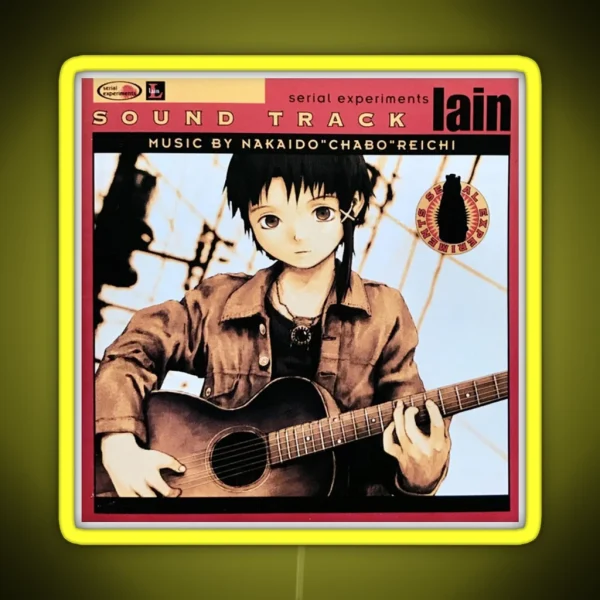Serial Experiments Lain Soundtrack RGB Neon Sign