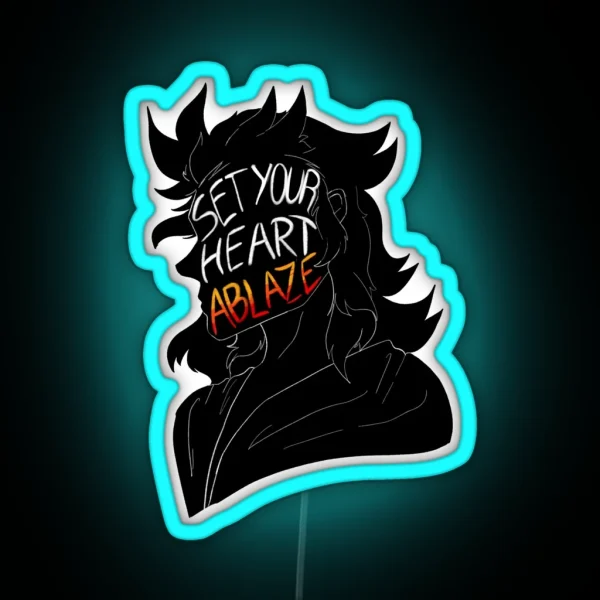 Set Your Heart Ablaze RGB Neon Sign
