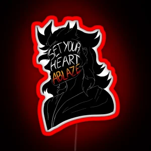 Set Your Heart Ablaze RGB Neon Sign