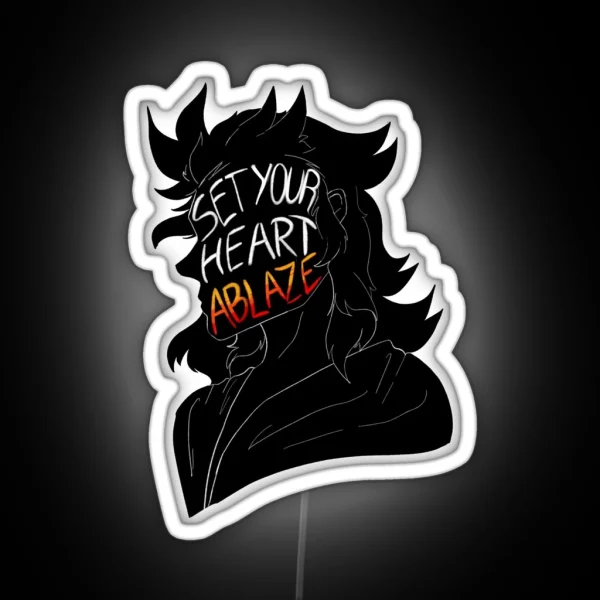 Set Your Heart Ablaze RGB Neon Sign