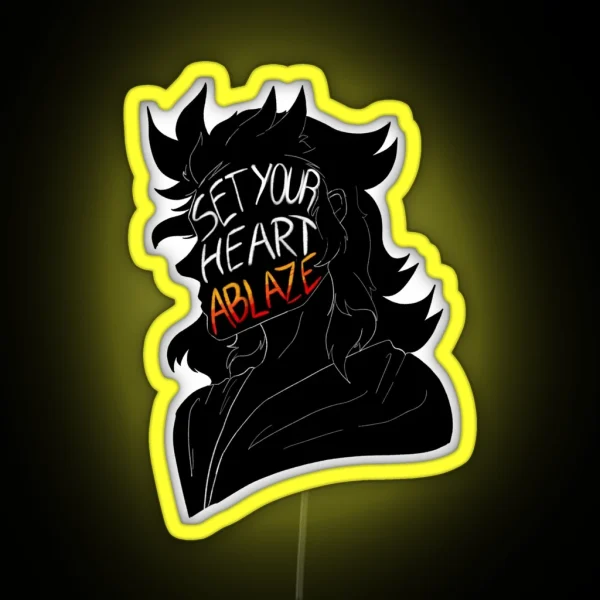 Set Your Heart Ablaze RGB Neon Sign