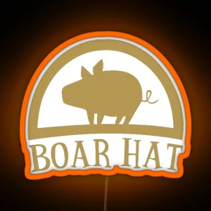 Seven Sins Boar Hat Inspired Design RGB Neon Sign