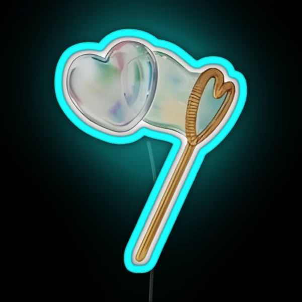 Seventeen Heart Bubble RGB Neon Sign