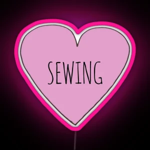 SEWING LOVE RGB Neon Sign