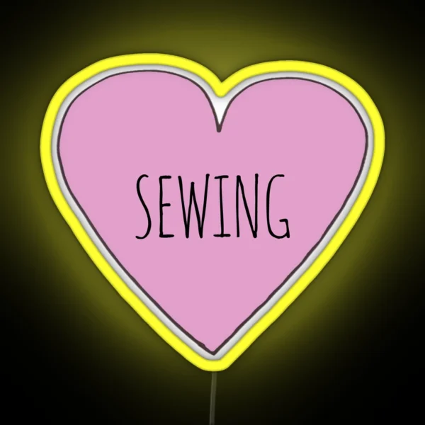 SEWING LOVE RGB Neon Sign