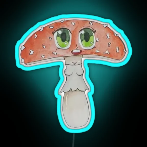Sexy Fly Agaric RGB Neon Sign