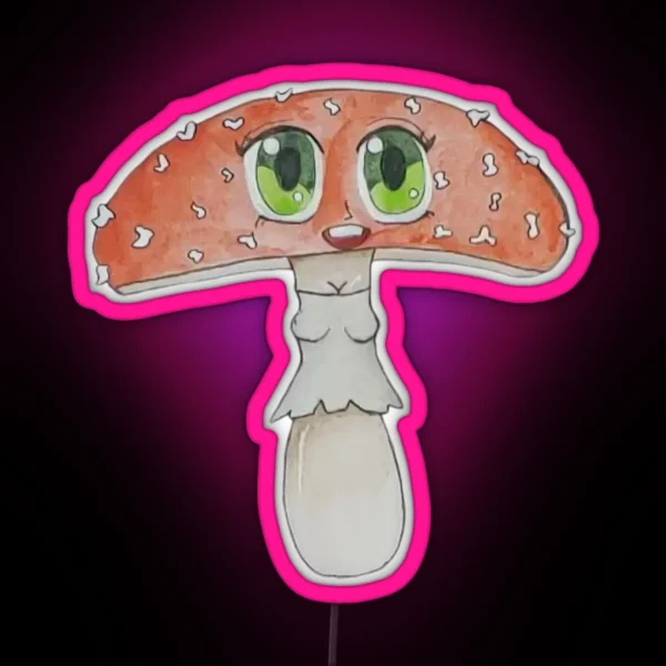 Sexy Fly Agaric RGB Neon Sign