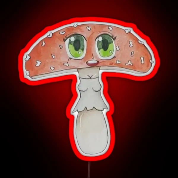 Sexy Fly Agaric RGB Neon Sign