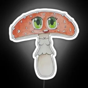 Sexy Fly Agaric RGB Neon Sign