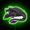 Shadow Dragon RGB Neon Sign Green